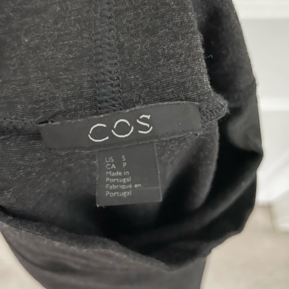 COS long sleeve turtle neck midi dress size small - Picture 7 of 7